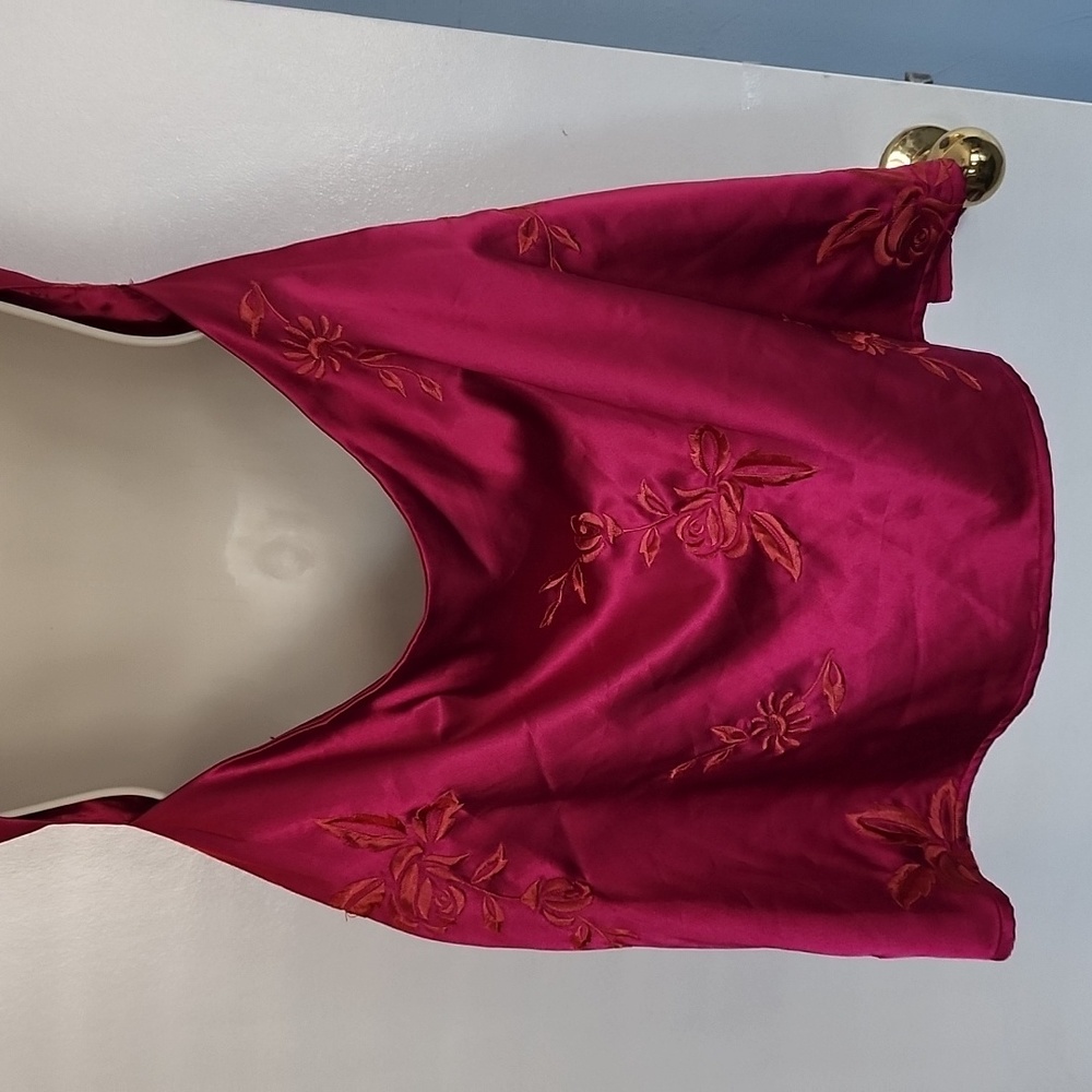 Victoria Secret Sexy Nightie Hot Pink Silky fabric Size L - Picture 5 of 9